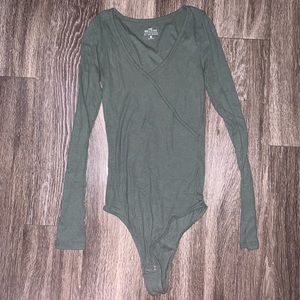 Hollister Olive Green Bodysuit